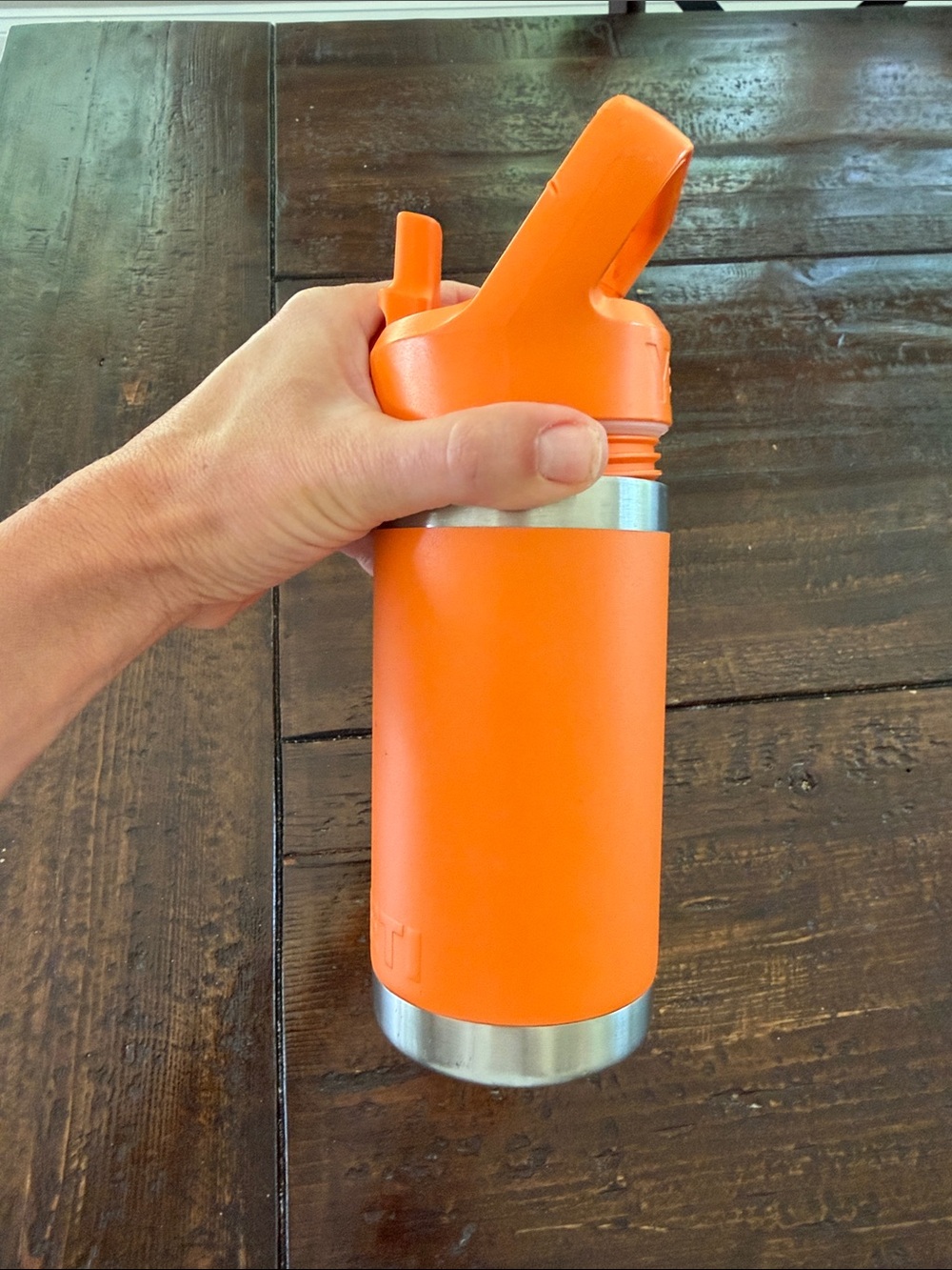 Yeti Orange Rambler Kids Bottle with Stainless Accents - Picture 5 of 6